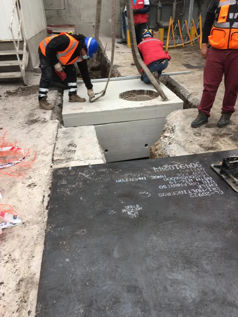 Montaje eléctrico subterráneo en planta Juan Bas Alimentos realizado por Screwair