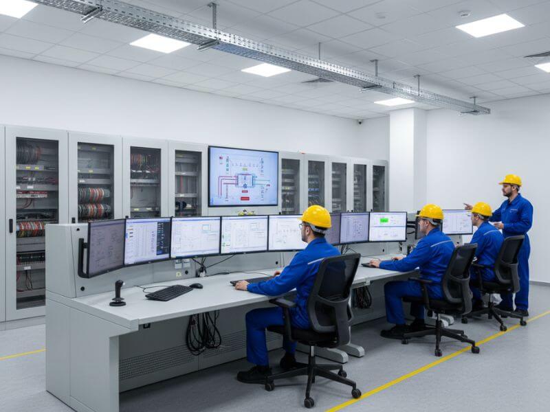 Pupitres de control fabricados e instalados por Screwair